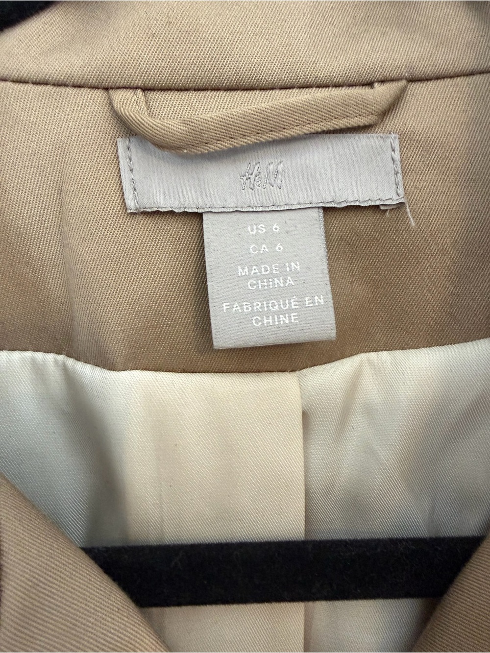 Classic Double-Breasted Trench Coat in Khaki - Picture 2 of 5